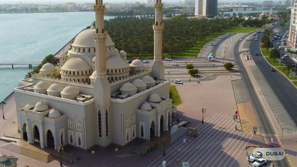 Al Noor Mosque aerial view