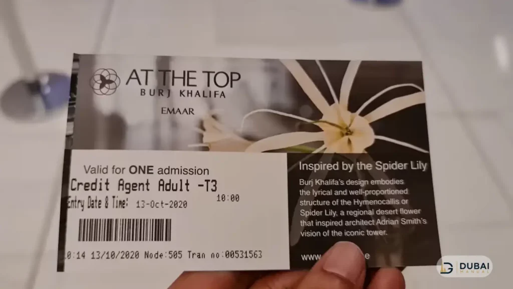Burj Khalifa ticket