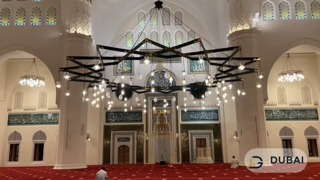 Sharjah Mosque from Inside