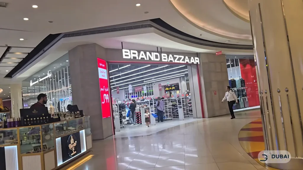Brand Bazzaar fashion storefront inside Mega Mall Sharjah