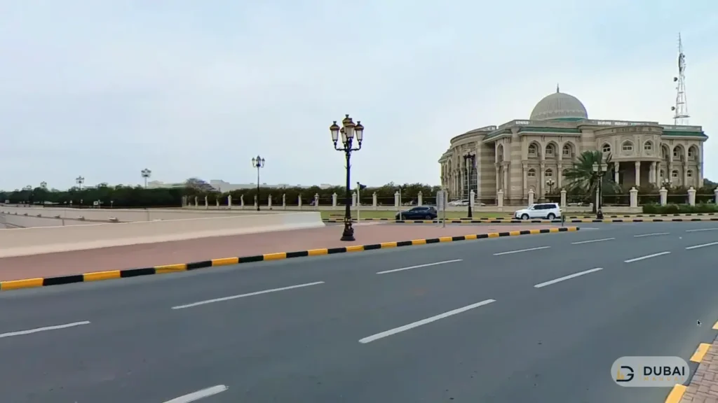 Domed government building around Cultural Square Sharjah