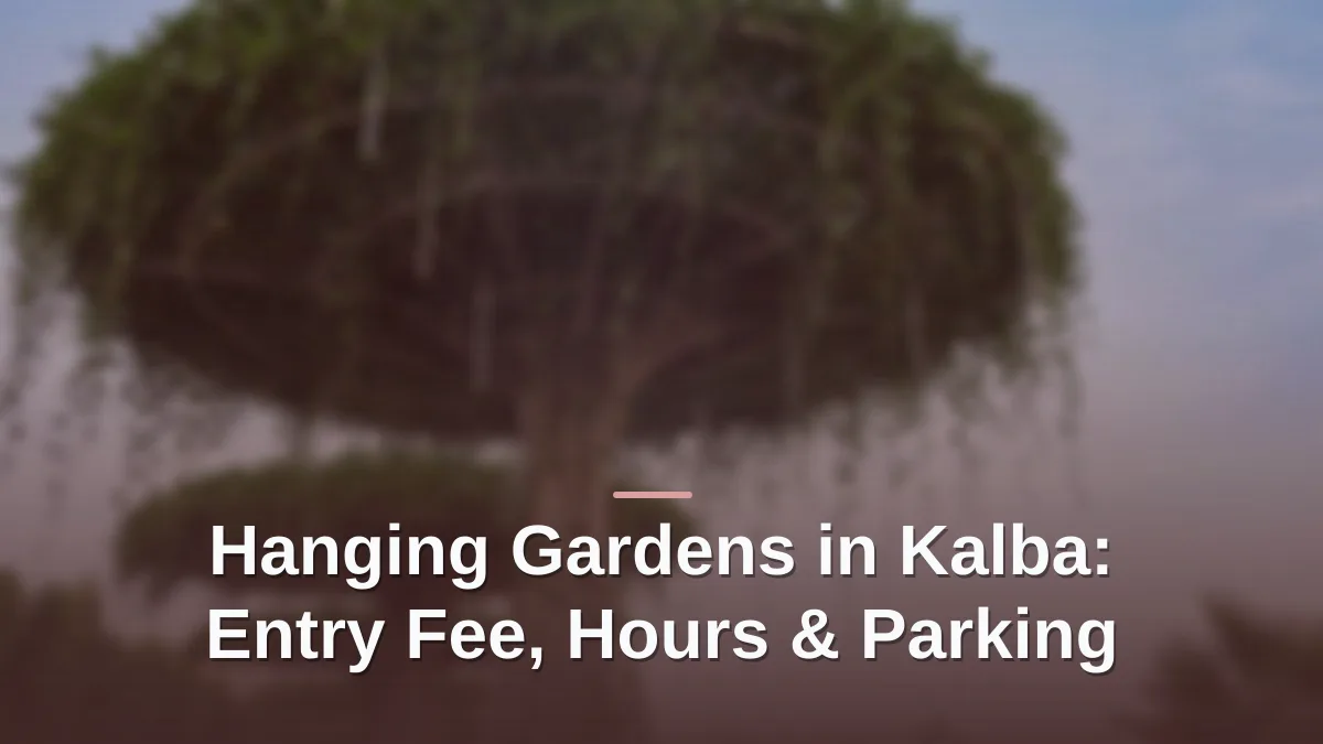 Hanging gardens in kalba