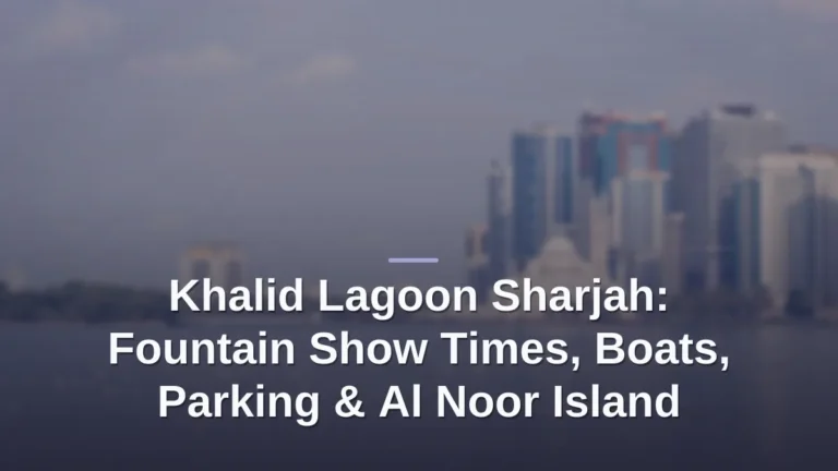 Khalid lagoon
