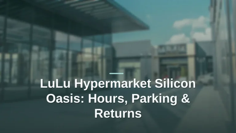 lulu hypermarket silicon oasis