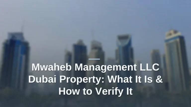 Mwaheb management llc dubai property