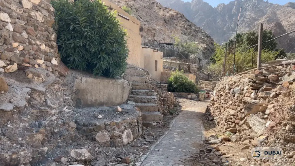 Traditional stone houses in Shees old village